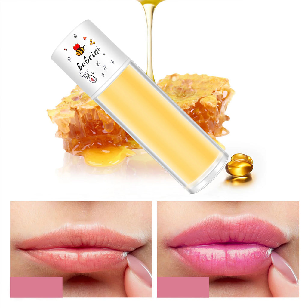 Bee Lip Oil Water-shine Glass Transparent Lip Honey Dry Repair Lip Care toot Lip Moisturizing Lip Oil