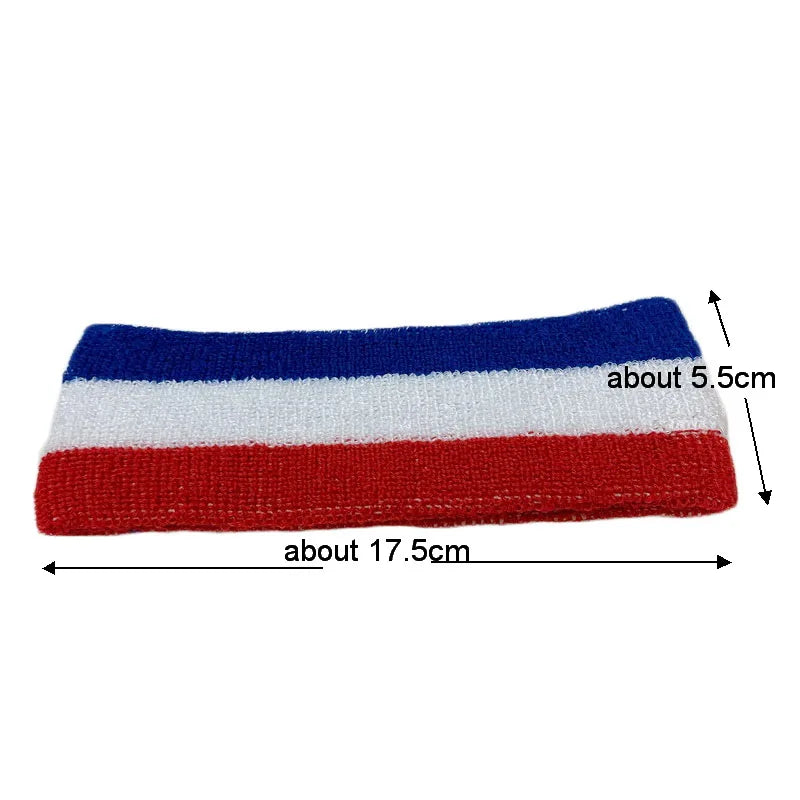 1Pcs Towel Sweatband Head Yoga Headband Sport Hairband Sweat Band Elastic Hair Band For Men Women Running Fitness Accessories