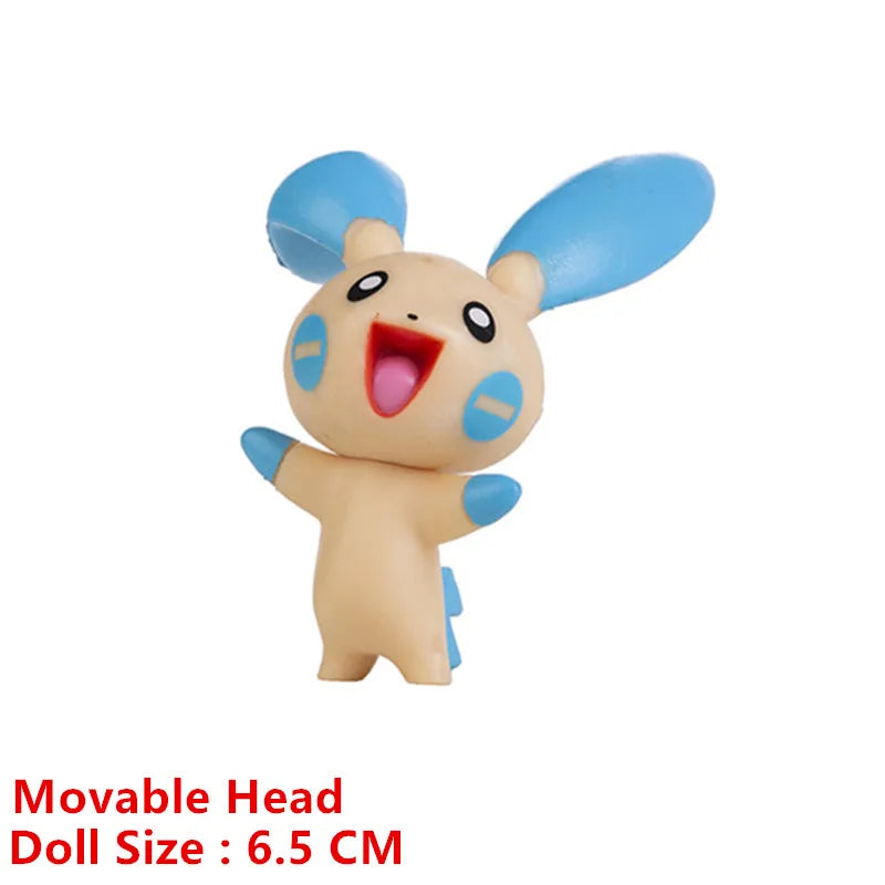 Pokemon 4-13Cm New Cartoons Movie Anime Figure Pikachu Mewtwo Charmander Blastoise Gurado Pet Action Model Toy Gifts