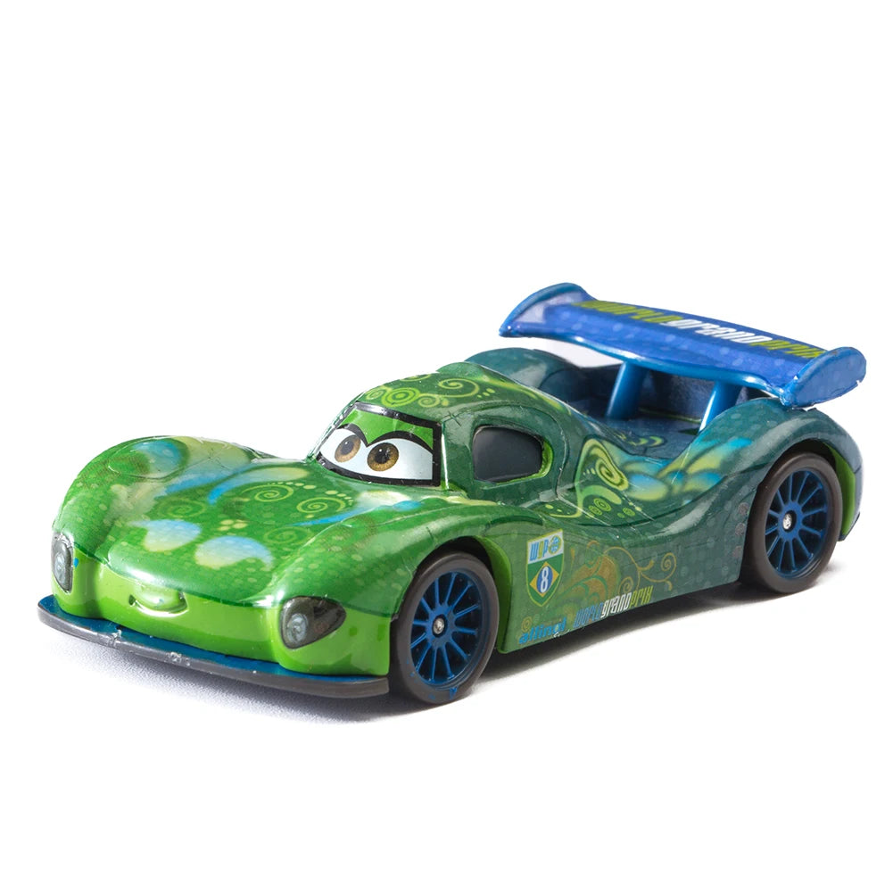 Children Car Disney Pixar Cars 3 Lightning McQueen Toys Jackson Storm The King Mater 1:55 Diecast Metal Alloy Model Car Kid Gift