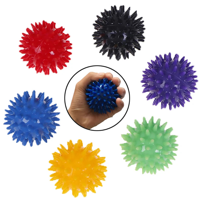 Full Body Spiky Massage Ball Hedgehog Sensory Training Grip the Ball Hard Stress Ball 6cm For Fitness Sport Exercise