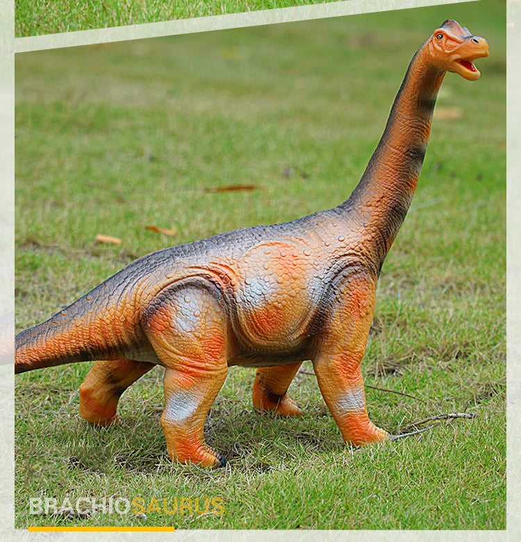 25-84cm Large Dinosaur Shark Model Toy For Kid Tyrannosaurus Rex Soft Puppets Animals Velociraptor Jurassic Worlds Children Toy