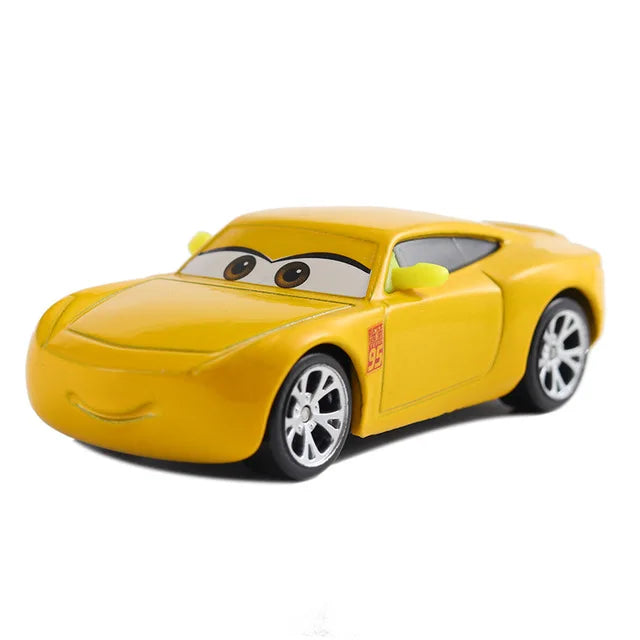 Children Car Disney Pixar Cars 3 Lightning McQueen Toys Jackson Storm The King Mater 1:55 Diecast Metal Alloy Model Car Kid Gift