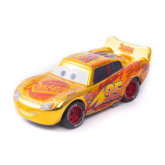 Children Car Disney Pixar Cars 3 Lightning McQueen Toys Jackson Storm The King Mater 1:55 Diecast Metal Alloy Model Car Kid Gift