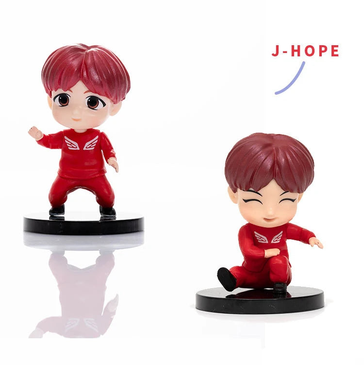 Bangtan Boys Groups Rm Jin Suga Jhope Jimin V Jungkook Doll Model Toy Action Figure Star Idol Cute Army Gift For Kids 7pcs/set
