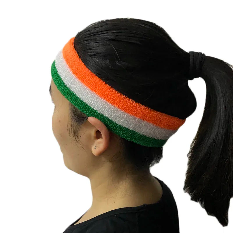 1Pcs Towel Sweatband Head Yoga Headband Sport Hairband Sweat Band Elastic Hair Band For Men Women Running Fitness Accessories