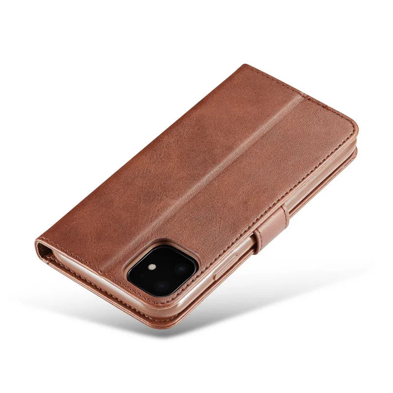 For iPhone 17 Case Leather Wallet Cover For iPhone 16 15 14 Plus Case Flip Cover For iPhone 17 16 15 14 13 12 11 Pro Max Case