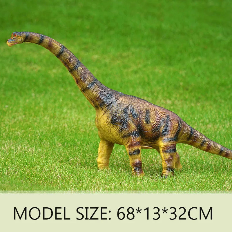 25-84cm Large Dinosaur Shark Model Toy For Kid Tyrannosaurus Rex Soft Puppets Animals Velociraptor Jurassic Worlds Children Toy