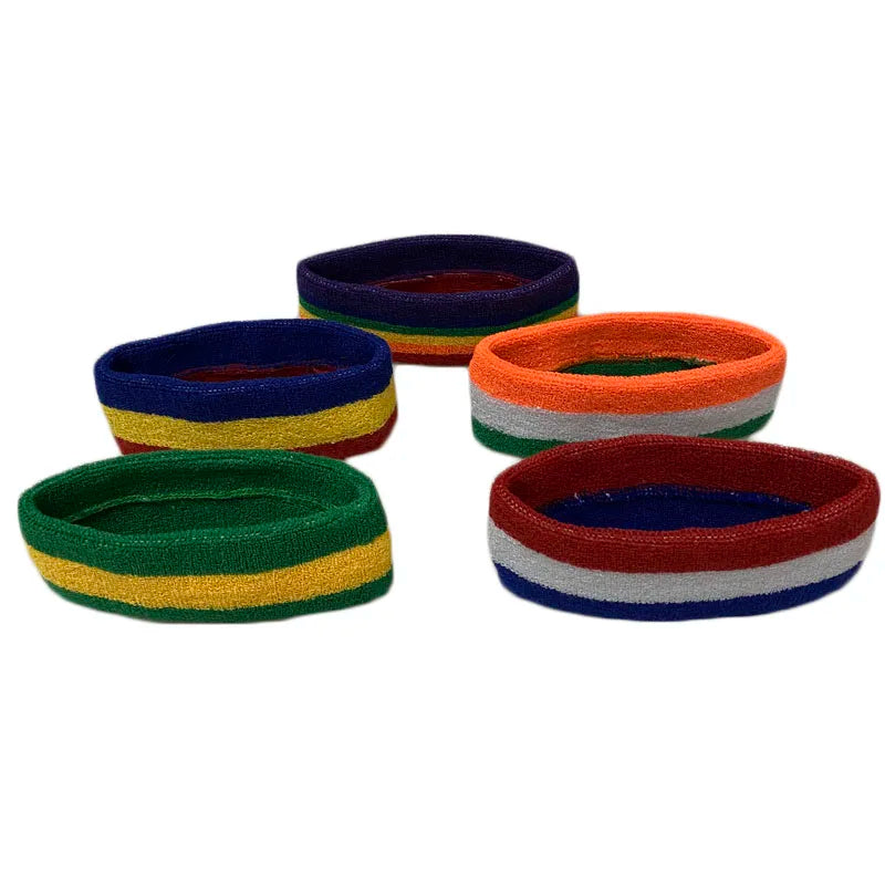 1Pcs Towel Sweatband Head Yoga Headband Sport Hairband Sweat Band Elastic Hair Band For Men Women Running Fitness Accessories