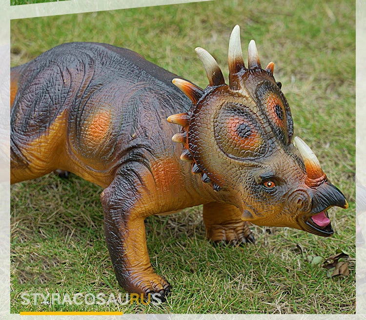 25-84cm Large Dinosaur Shark Model Toy For Kid Tyrannosaurus Rex Soft Puppets Animals Velociraptor Jurassic Worlds Children Toy