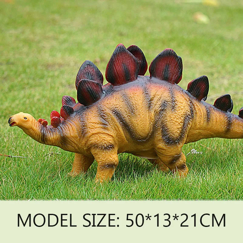 25-84cm Large Dinosaur Shark Model Toy For Kid Tyrannosaurus Rex Soft Puppets Animals Velociraptor Jurassic Worlds Children Toy