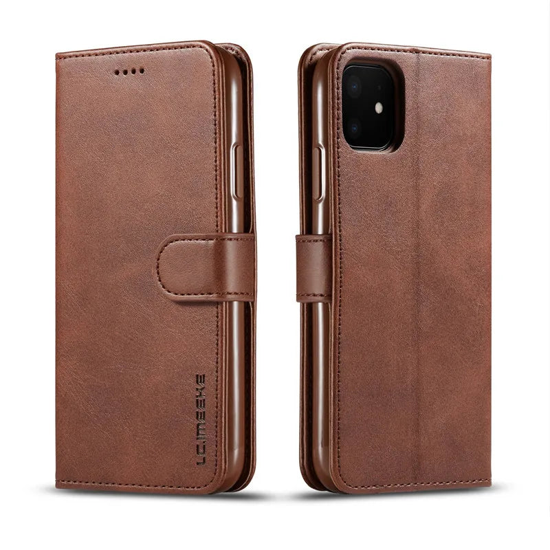 For iPhone 17 Case Leather Wallet Cover For iPhone 16 15 14 Plus Case Flip Cover For iPhone 17 16 15 14 13 12 11 Pro Max Case