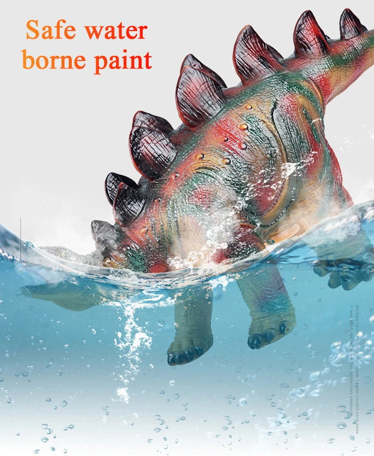 25-84cm Large Dinosaur Shark Model Toy For Kid Tyrannosaurus Rex Soft Puppets Animals Velociraptor Jurassic Worlds Children Toy