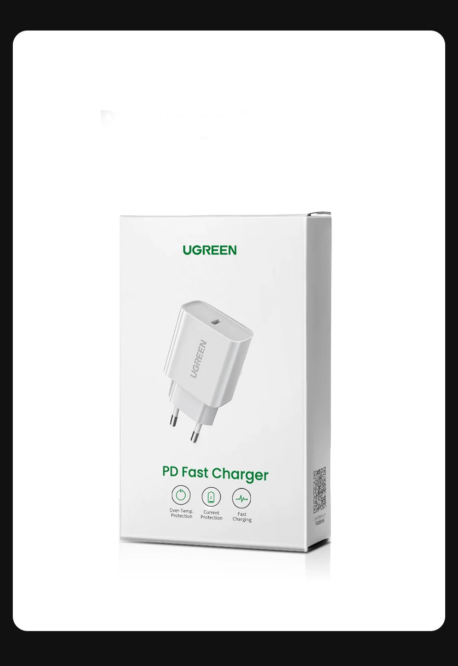 UGREEN Quick Charge 4.0 3.0 QC PD Charger 20W QC4.0 QC3.0 USB Type C Fast Charger for iPhone 17 16 15 Pro Xiaomi Phone PDCharger