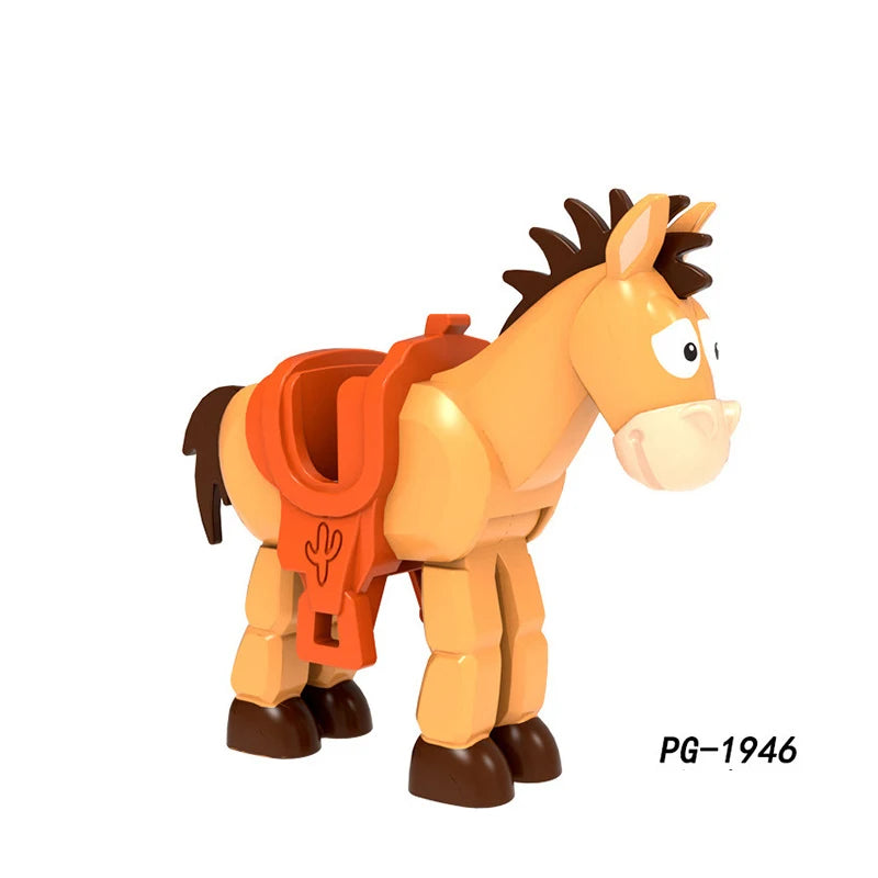 Disney Building Blocks Cartoon Comedy Simpson Family Mini Model Figures Assemble Action Bros Figures Building Blocks Toys