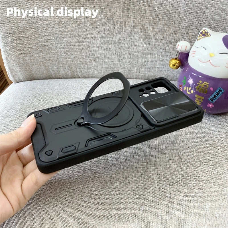 Funda For Honor 90 5G Case Shockproof Armor Magnetic Metal Ring Phone Case For Honer Honar 90 Honor90 Slide Camera Protect Cover