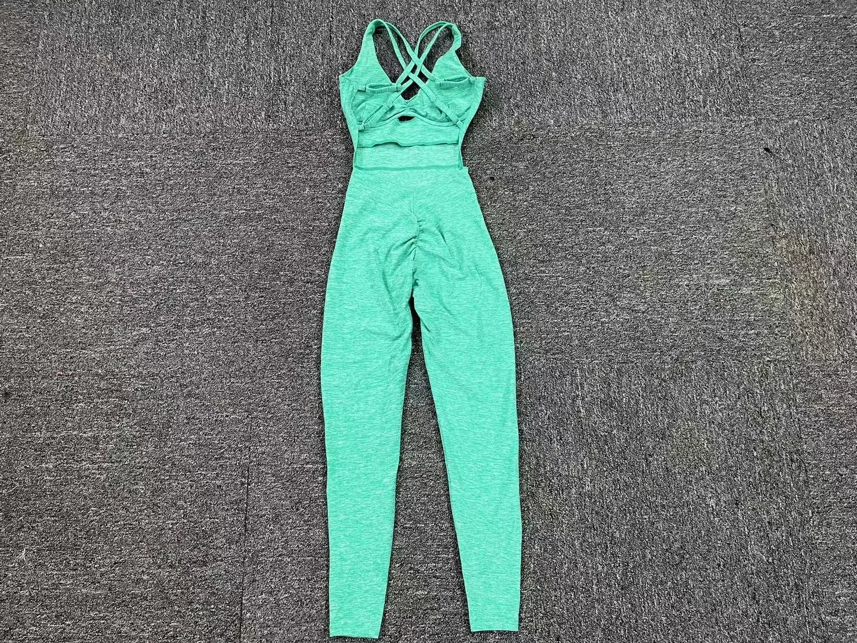 Sporty Jumpsuit Women Sportwear 2025 Workout Yoga Clothes Push Up Gym Set Women Sportswear Sport Outfit Fitness Overalls Black