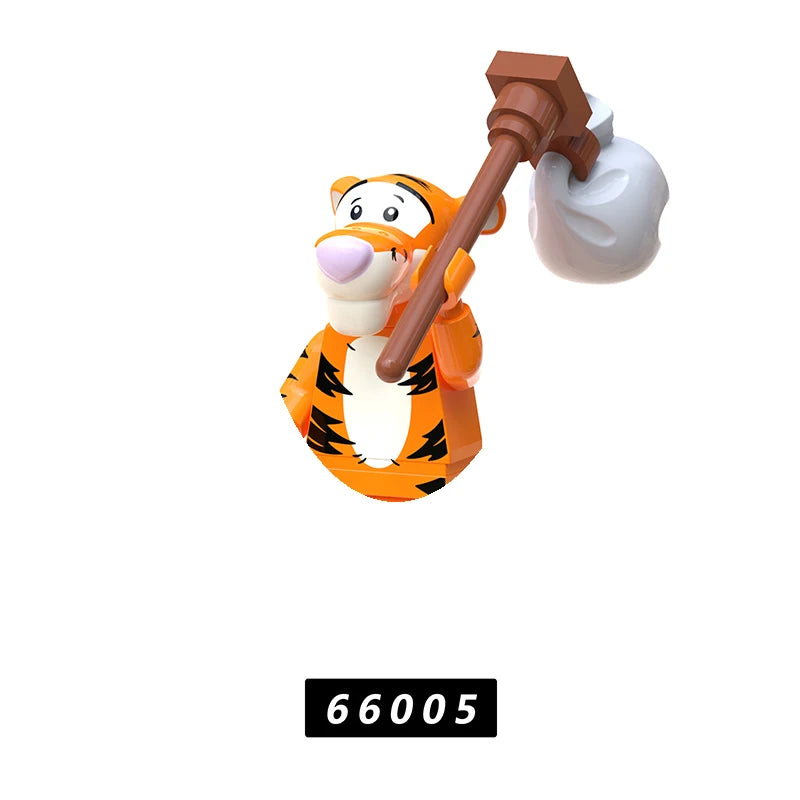 Disney Building Blocks Cartoon Comedy Simpson Family Mini Model Figures Assemble Action Bros Figures Building Blocks Toys