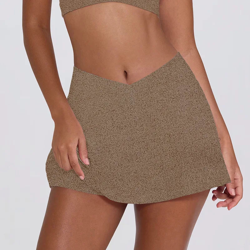 Ctenkevet Women Chest Padding And High Elasticity Bra Set 2Pcs Tennis Skirt Sportswear Female Golf Suits Sport Outfit For Woman