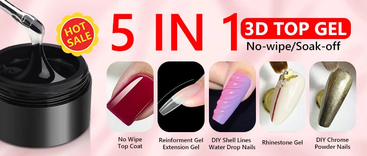 MSHARE Poly Nails Acryl Gel 60ml Builder UV Led Acrylgel Nails Extensions Acrylic Pink White Clear Acrylatic Hema Tpo Free Gel