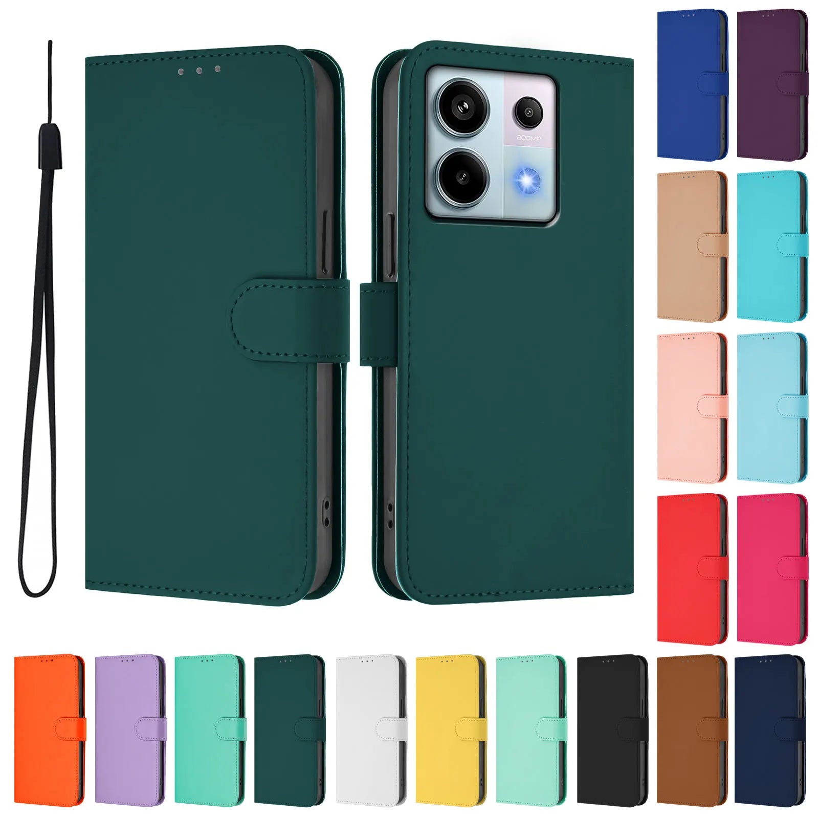 Fundas Honor 400 Smart Case Leather Flip Wallet Book Cover For Coque Huawei Honor 400 Smart LGN-NX1 Magnetic Protect Phone Case