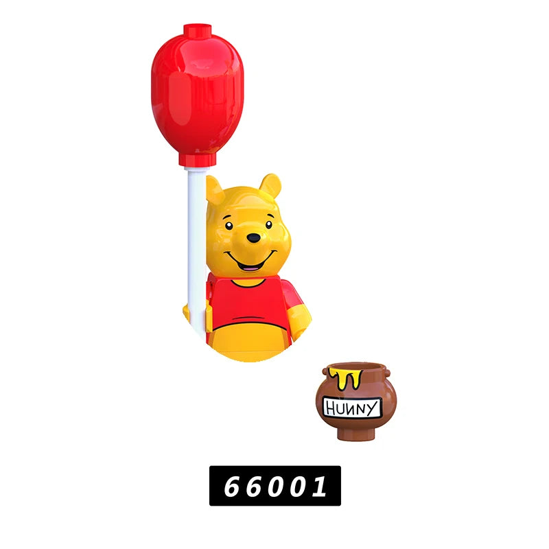 Disney Building Blocks Cartoon Comedy Simpson Family Mini Model Figures Assemble Action Bros Figures Building Blocks Toys