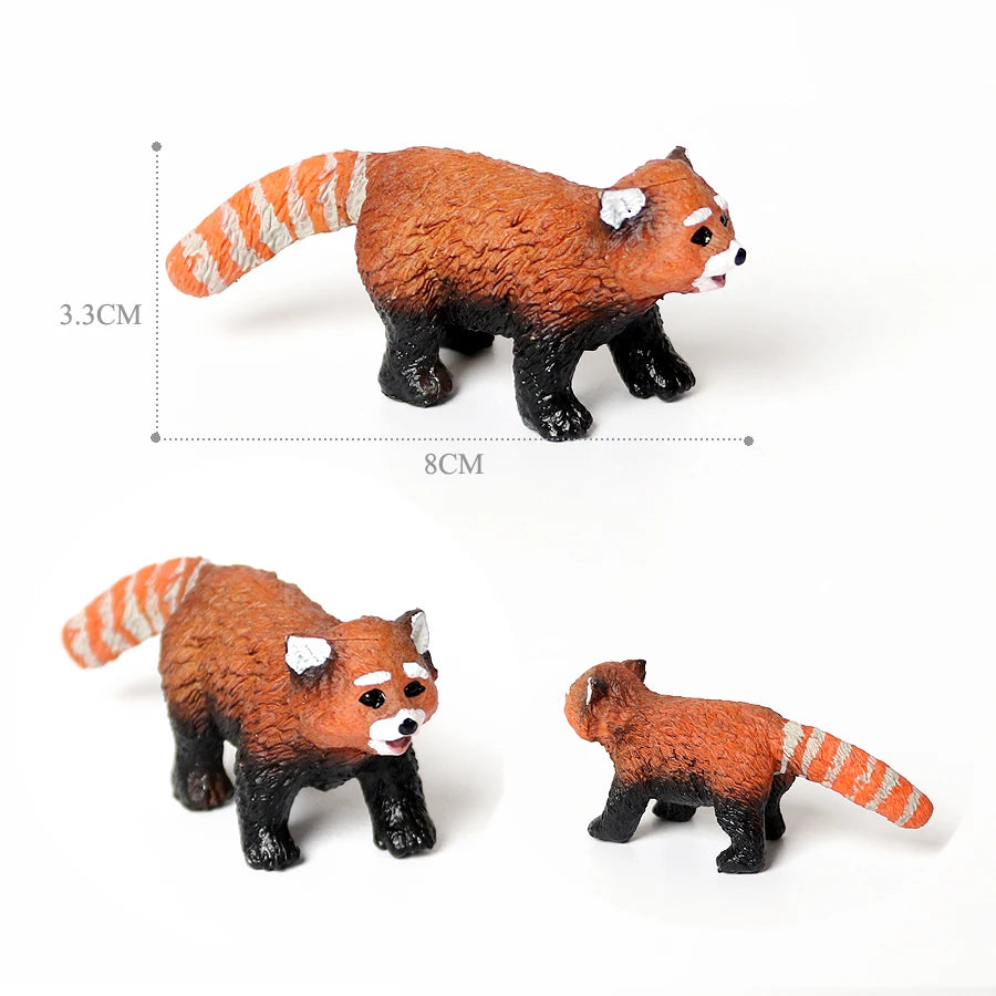 Realistic Woodland Creatures Figurines Toys Raccoon,Beavers ,Badger,Anteater,Platypus Easter Eggs Education Birthday Gift
