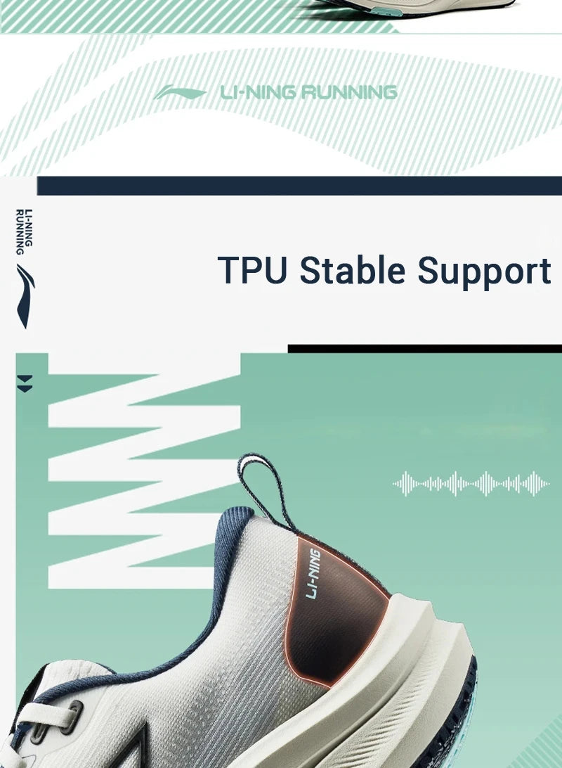 Li-Ning Men RED HARE 8 Racing Running Shoes LIGHT FOAM ULTRA Reflective Cushion Stable Shoes LiNing Light Sneakers ARPV001