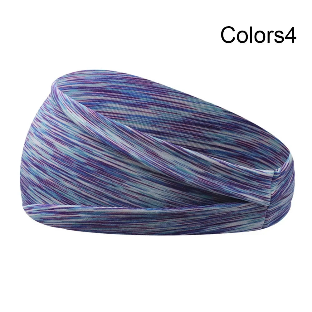 Hot Absorbing Sweat Sport Hair Bands Men Women Elastic Yoga Headbands Fitness Headwear Headwrap Sports Hair Accessories