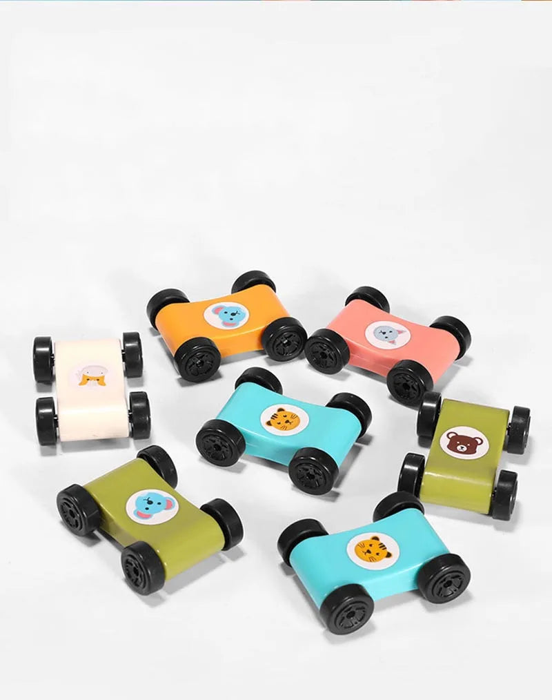 Race Track Car Ramp Toy Educational Game For Boys Children 3 4 5 Year Racing Gliding Track Toys Puzzle Gliding Rail Car Park Toy