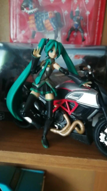 Anime FIGMA Hatsune Miku Action Figures Movable Joints Contain The Props Desktop Decoration Collection PVC Model Toys Kids Gifts