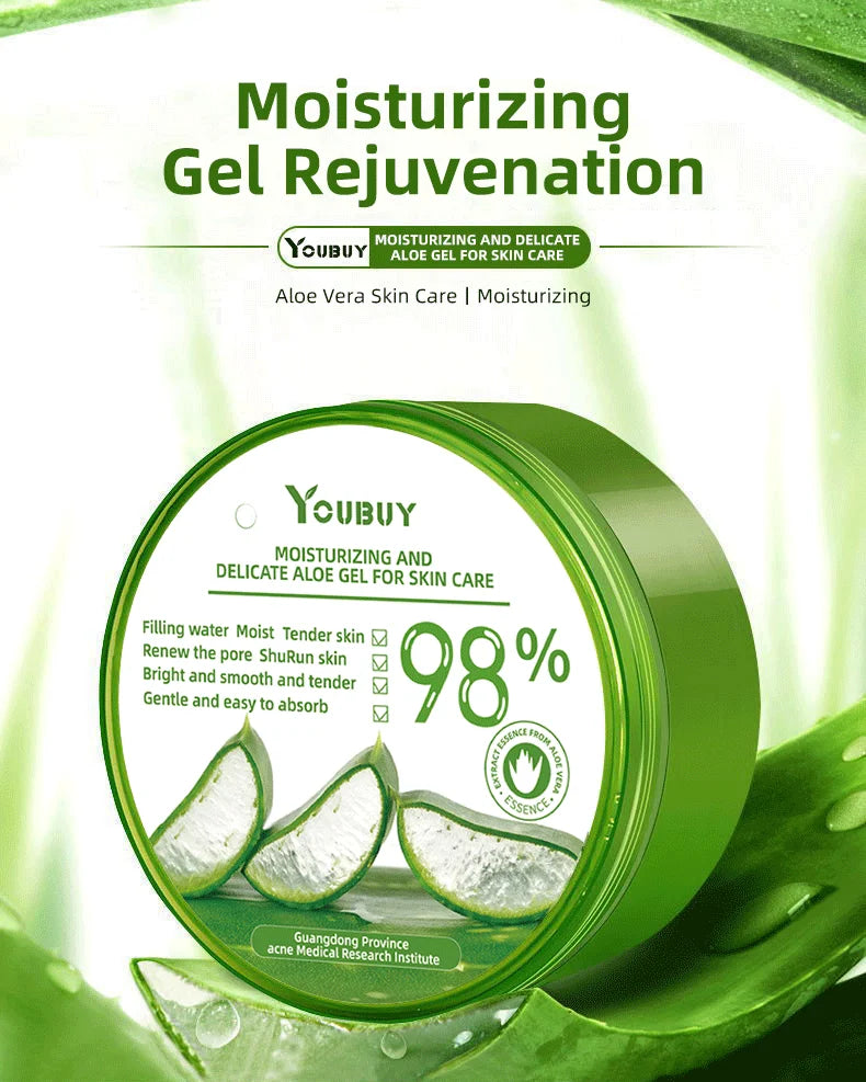 Youbuy Aloe Gel Gel Moisturizing Facial Brightening Skin Care Product