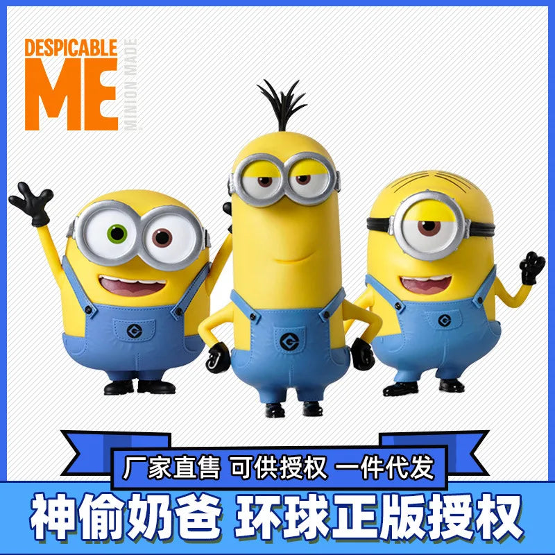 Authentic Full Series Toys Set Miniones Kevin Bob Gru 3d Eye Despicable Miniones With Action Figures Toys For Kids Gifts