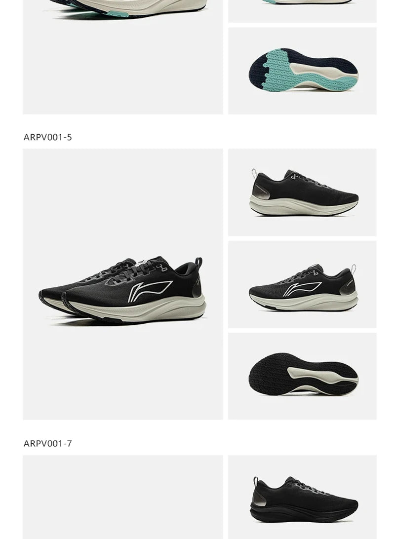 Li-Ning Men RED HARE 8 Racing Running Shoes LIGHT FOAM ULTRA Reflective Cushion Stable Shoes LiNing Light Sneakers ARPV001