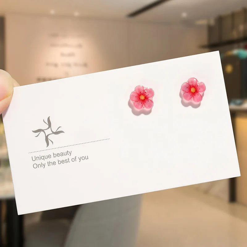 Round Magnetic Non-Piercing Clips on Stud Earrings Cute Fruit Series Stainless Steel Ear Stud Fashion Jewelry Sweet Girls 1 Pair