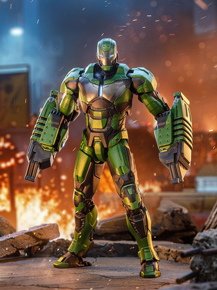 1:10 ZD Toys Iron Man MK25 Striker MK26 Gamma MK36 Peacemaker MK40 MK2 War Machine MK15 Sneaky Action Figure Collections Gift