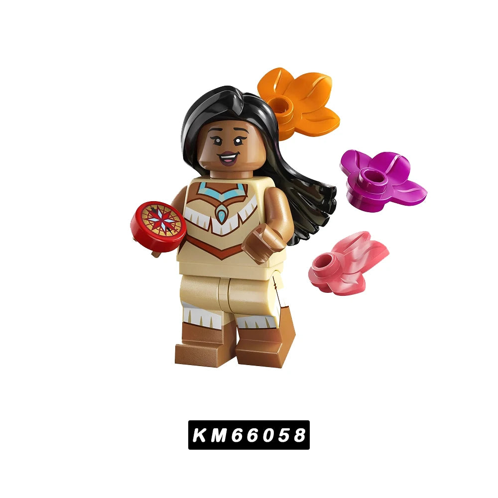 Disney Building Blocks Cartoon Comedy Simpson Family Mini Model Figures Assemble Action Bros Figures Building Blocks Toys