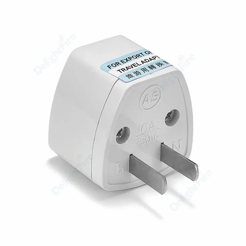 KR Plug Adapter Multifunction Universal AU UK US To EU Electrical Socket Type E/F France Spain Plug Travel Adapter AC Outlet
