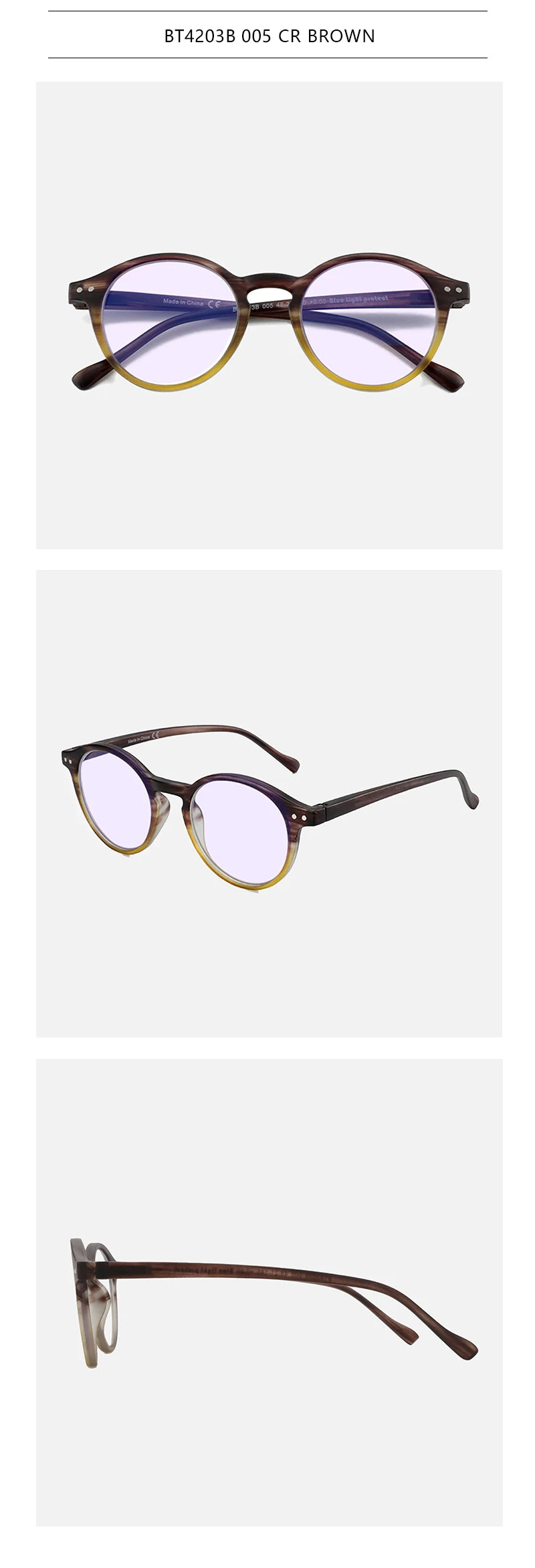 ZENOTTIC 2025 Retro Reading Glasses Anti Blue Light Blocking Readers Fashion Lightweight Eyeglasses Women Men Diopter 0 to 4.0