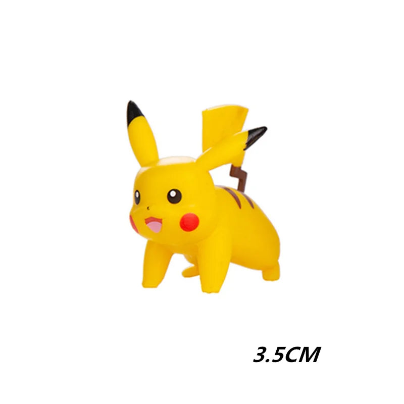 Pokemon 4-13Cm New Cartoons Movie Anime Figure Pikachu Mewtwo Charmander Blastoise Gurado Pet Action Model Toy Gifts