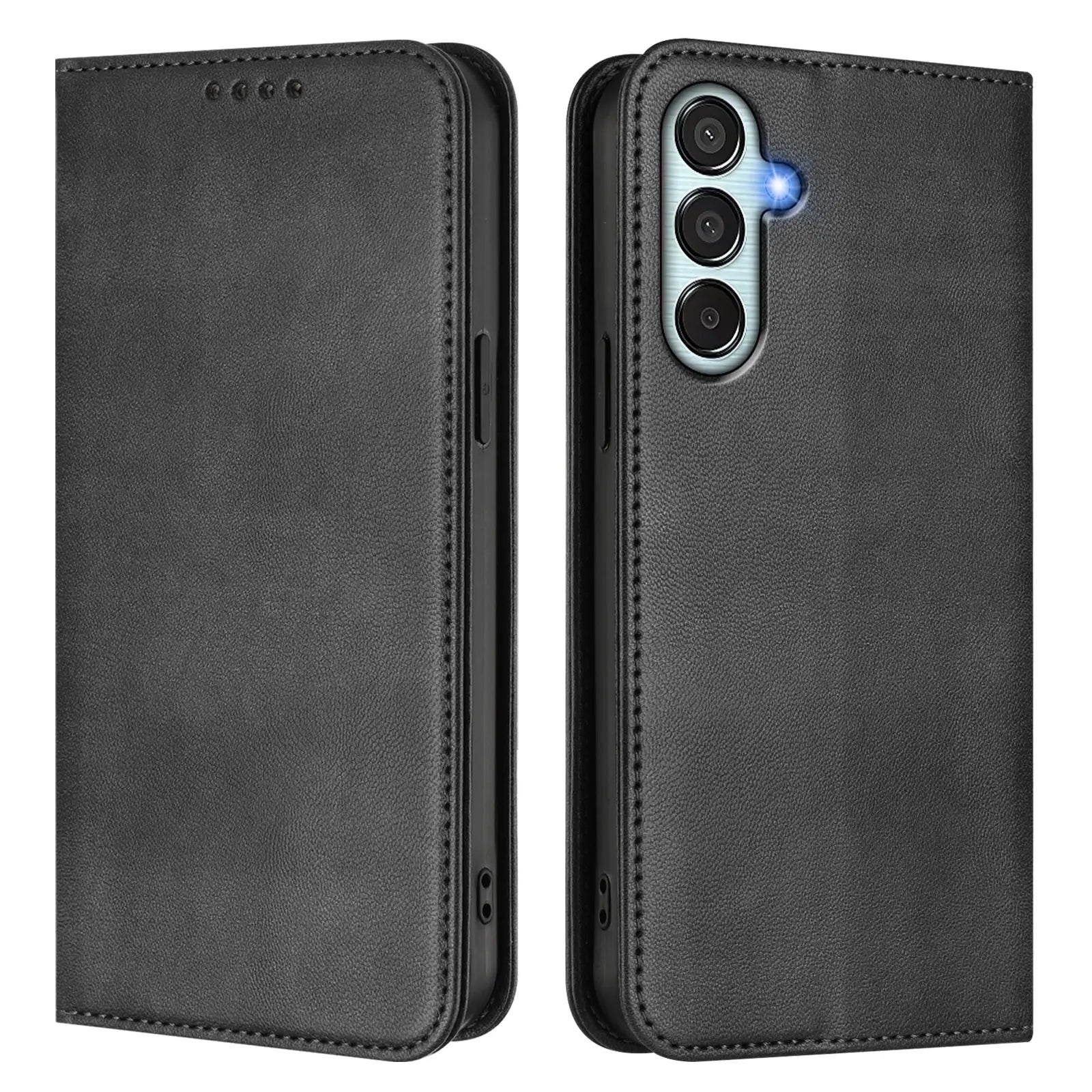 Leather Phone Case For Samsung Galaxy A06 A16 A14 A15 4g 5g A05S A05 A25 A35 A55 A56 A36 A26 A34 A54 Card Slot Flip Wallet Cover