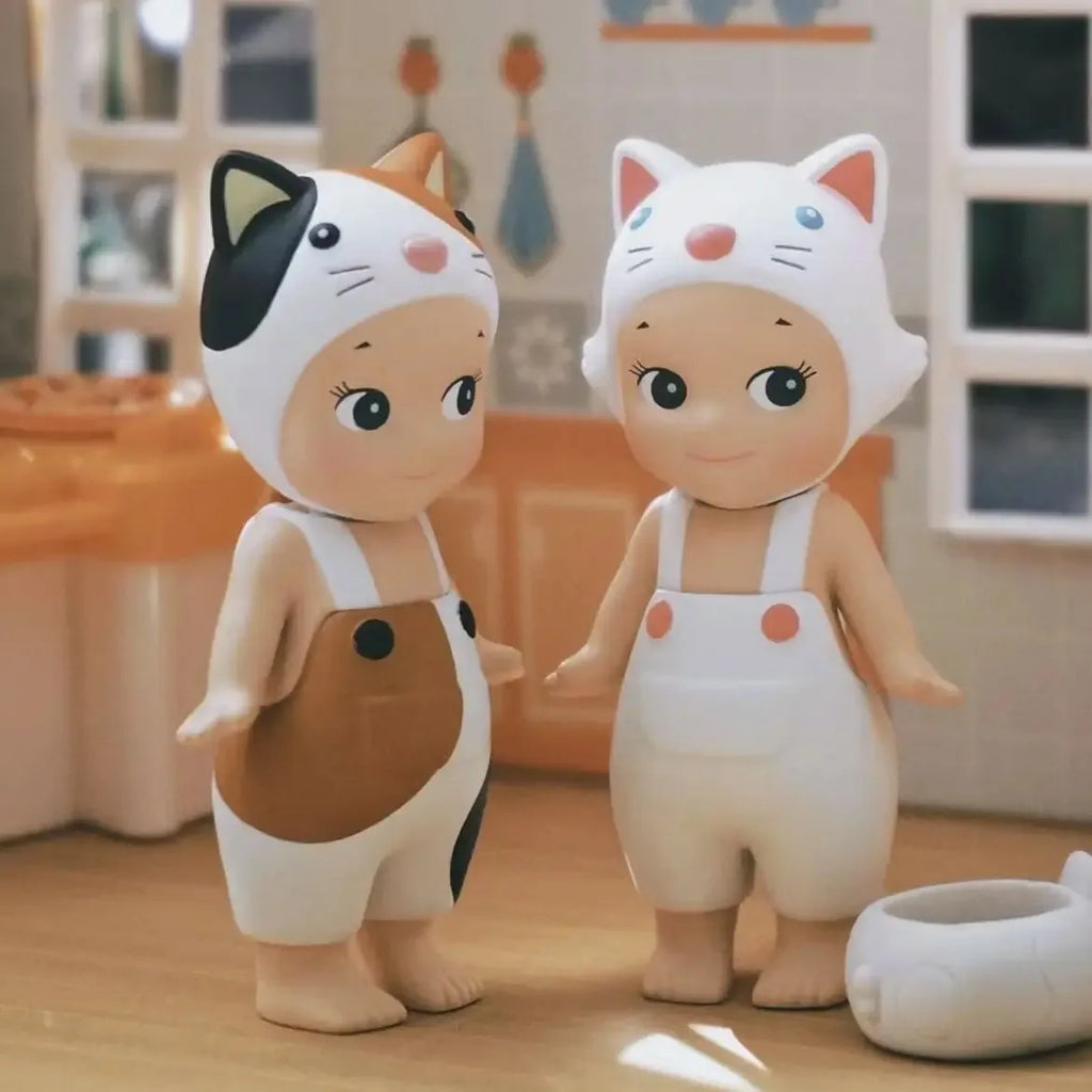 -Sonnny Angel 20th Anniversary Hippers Blind Box Animal Cat Life Series Anime Figures Ornaments Dolls Fans Toy Set For Kids Gift