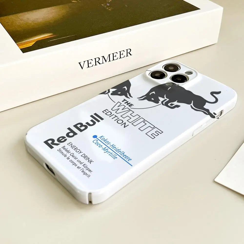 Fashion Red B-bulleS Logo Phone Case For IPhone 17 16 15 14 13 12 11 Plus Pro Max Mini Glossy HD Hard Cover Film Shell