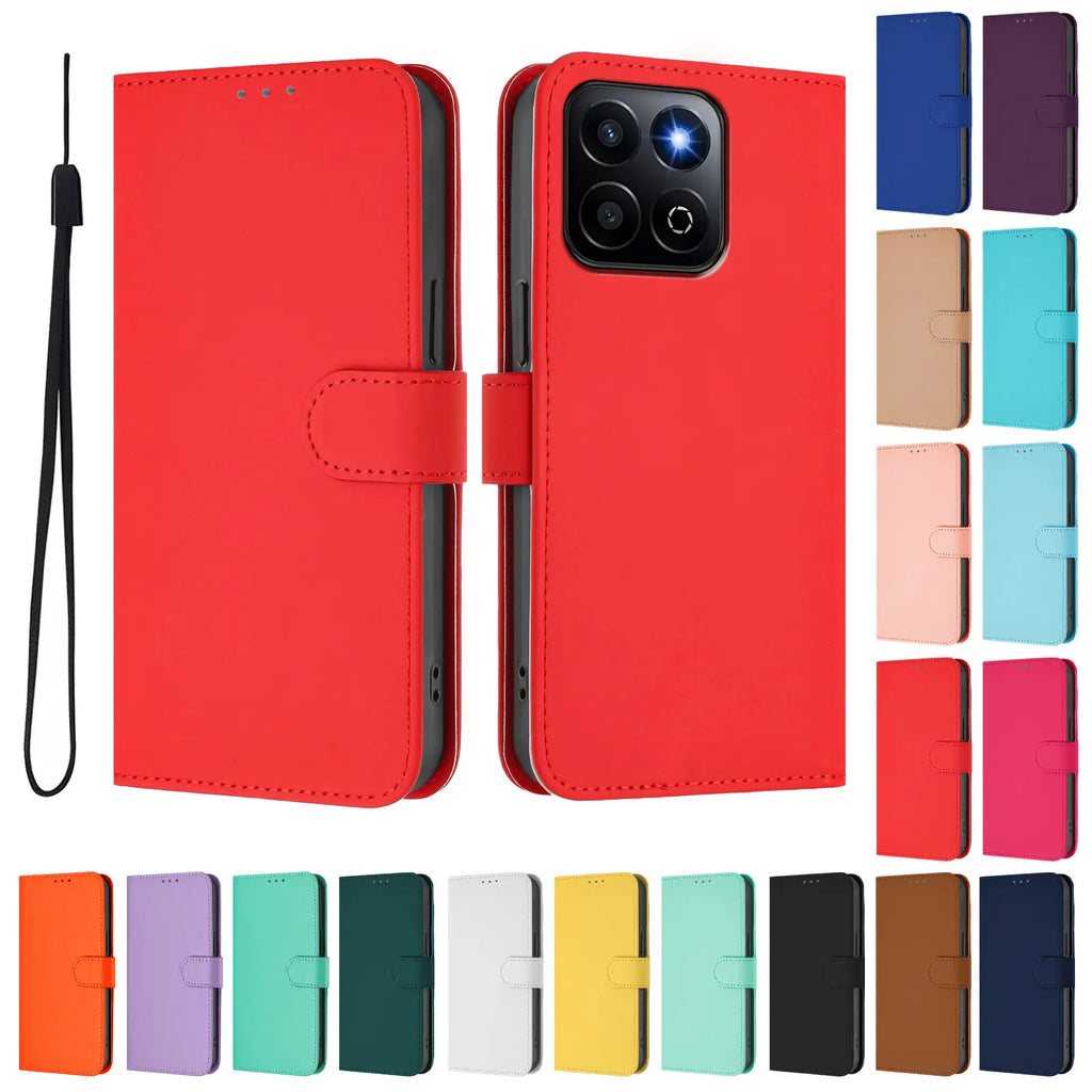 Fundas Honor 400 Smart Case Leather Flip Wallet Book Cover For Coque Huawei Honor 400 Smart LGN-NX1 Magnetic Protect Phone Case