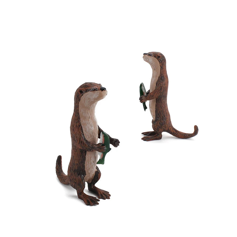 Realistic Woodland Creatures Figurines Toys Raccoon,Beavers ,Badger,Anteater,Platypus Easter Eggs Education Birthday Gift