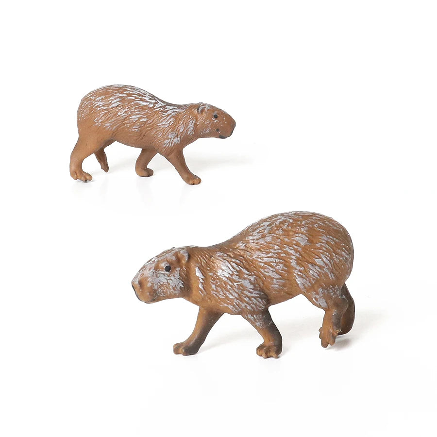 Realistic Woodland Creatures Figurines Toys Raccoon,Beavers ,Badger,Anteater,Platypus Easter Eggs Education Birthday Gift