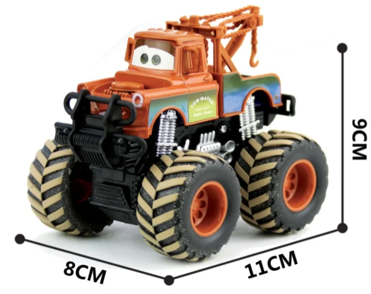 Disney Pixar Cars Toy Lightning McQueen Metal Mode Return Car Jackson Storm Mater Inertial Force Car Model Toy Kid Birthday Gift