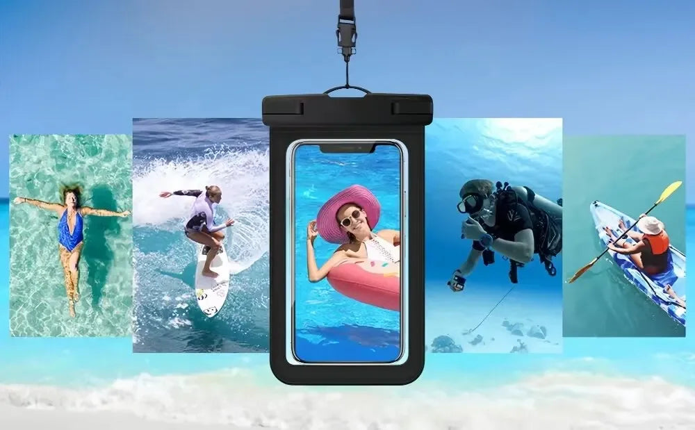 IPX8 waterproof universal phone cases water proof bag swim phone protector pouch PV cover for iPhone 15 14 Samsung Oppo Vivo