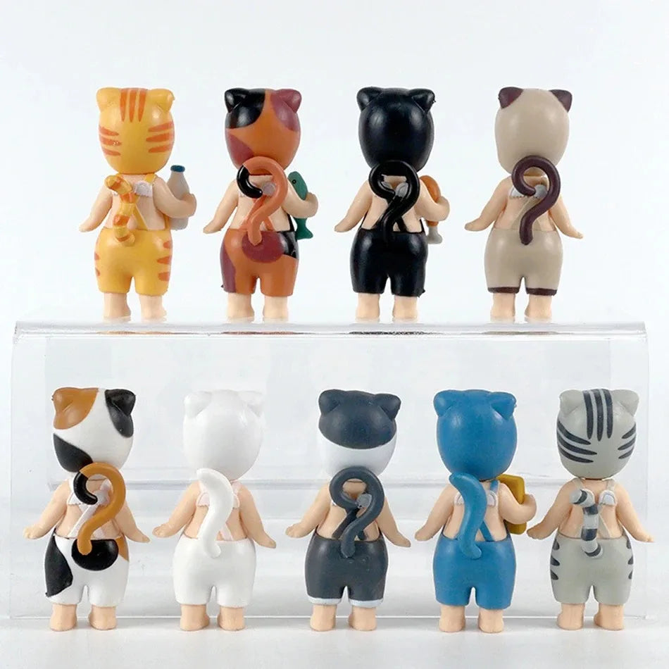-Sonnny Angel 20th Anniversary Hippers Blind Box Animal Cat Life Series Anime Figures Ornaments Dolls Fans Toy Set For Kids Gift