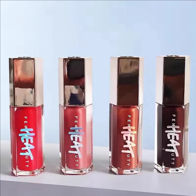 Christmas Best Seller Fenty Beauty Lip Glaze 15-color High Gloss Diamond Shimmering Glass Lip Gloss Sexy Nourishing Women Makeup